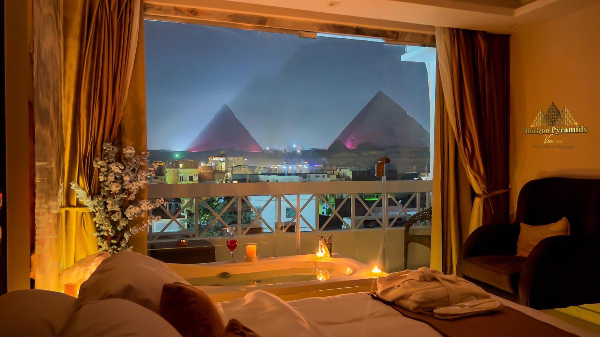 Horizon Pyramids View Inn Kafret el-Gabal Buitenkant foto